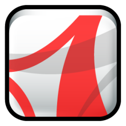 Adobe Acrobat Reader CS2 Icon 256x256 png